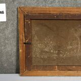 HC Darn (N°2) : Huile sur toile représentant un paysage de campagne animé