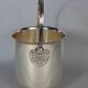 Christofle silver metal ice bucket decorated with palm leaves Superb condition SB907