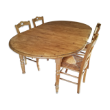 Dining table and 4 chairs