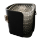 6 individual ashtrays in a leather case