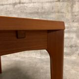 Danish teak dining table by H. Kjaernulf 60s