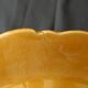 6 dessert plates in Sarreguemines barbotine. Fruit decoration.