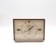 Mid century minimalist teak desk clock by junghans ato mat danish modern