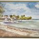 Painting: Watercolor - seaside landscape