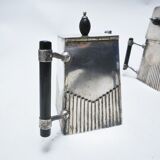 Art Deco coffee service in silver metal