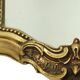 Narrow Classic Vintage Mirror, Baroque Style, Gold, 72cm