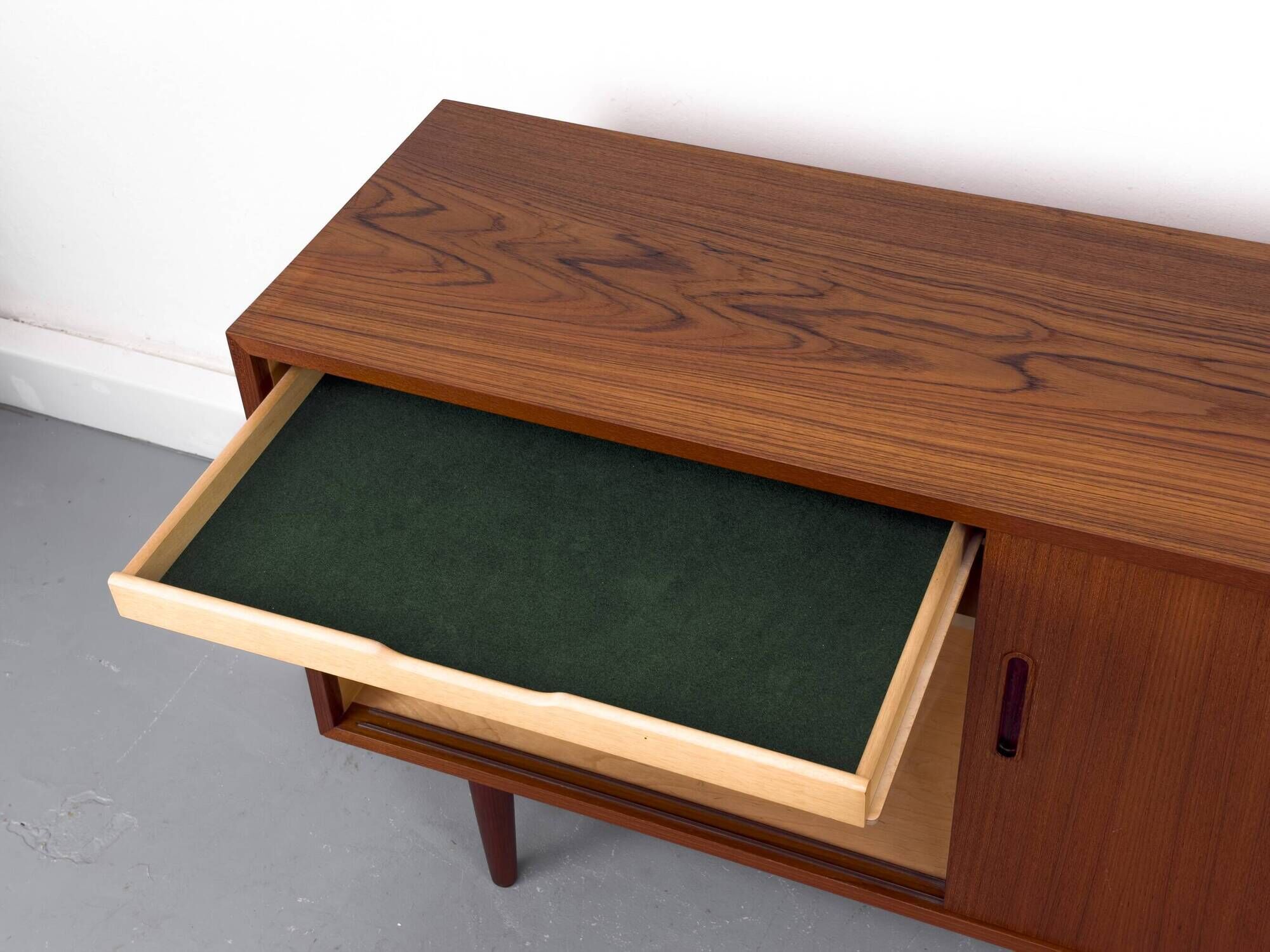 Danish Teak Sideboard by Carlo Jensen for Hundevad & Co., 1960s