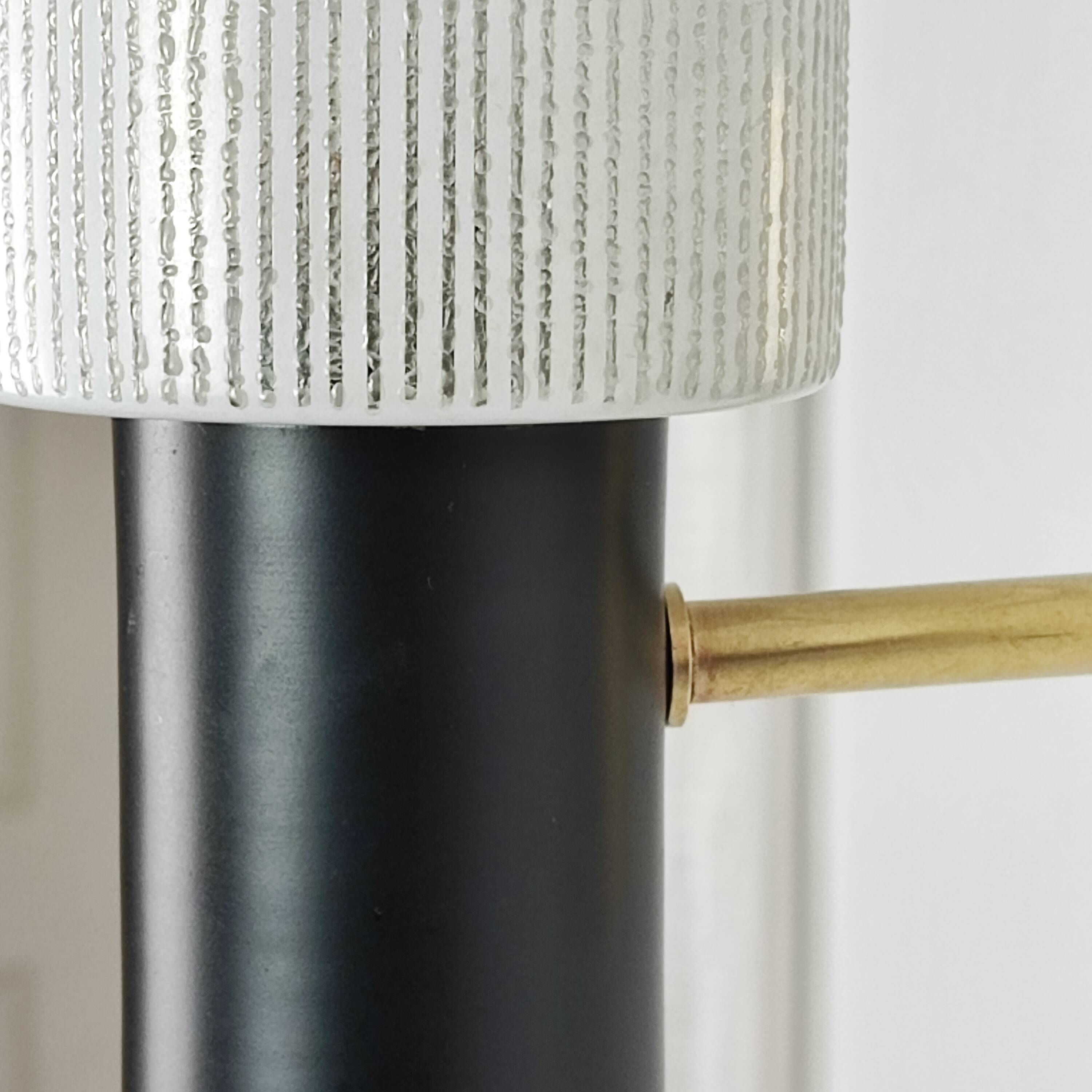 Pair of 60' brass wall lights