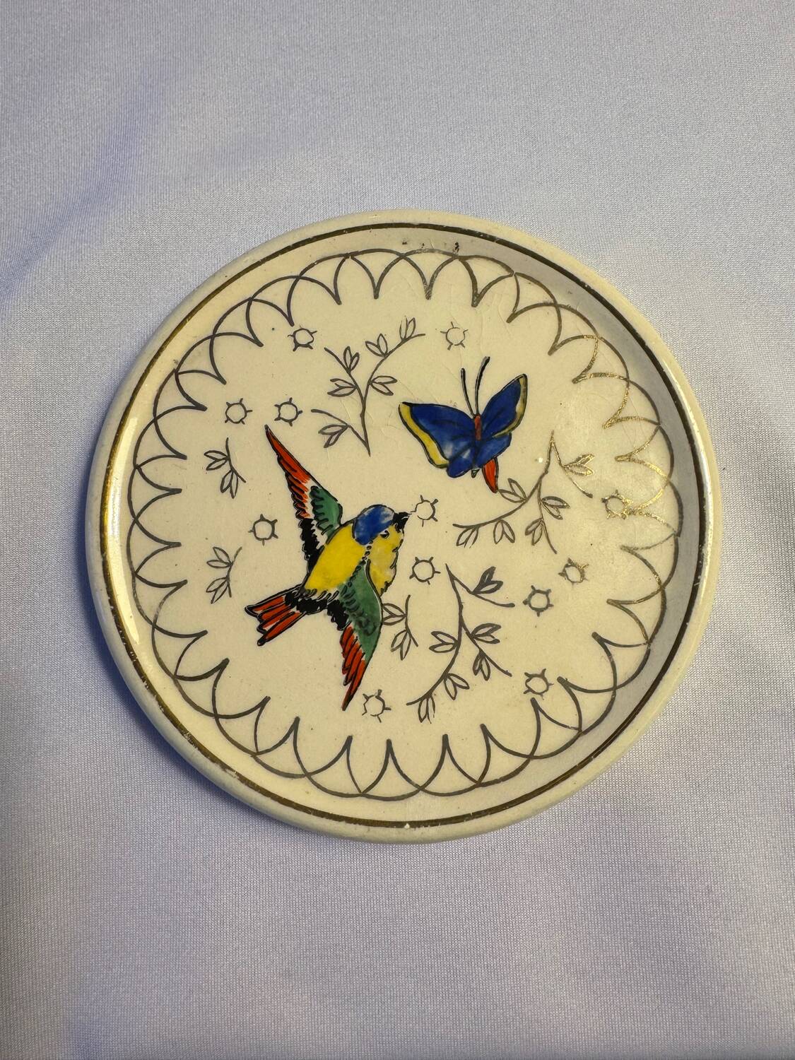 Bottle coaster, Longwy, 20th century