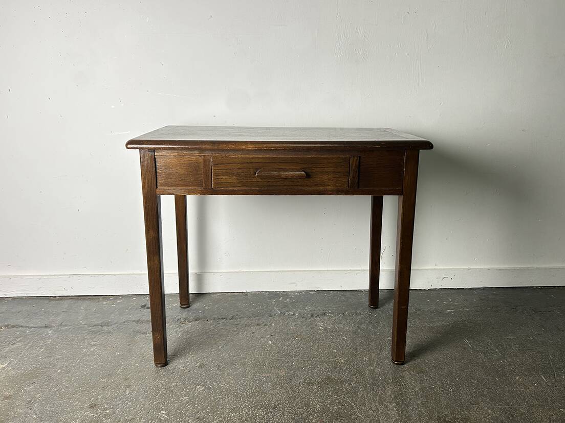 Vintage ‘Abbess’ Oak Office Desk Writing Table Mid Century 1950s-60s