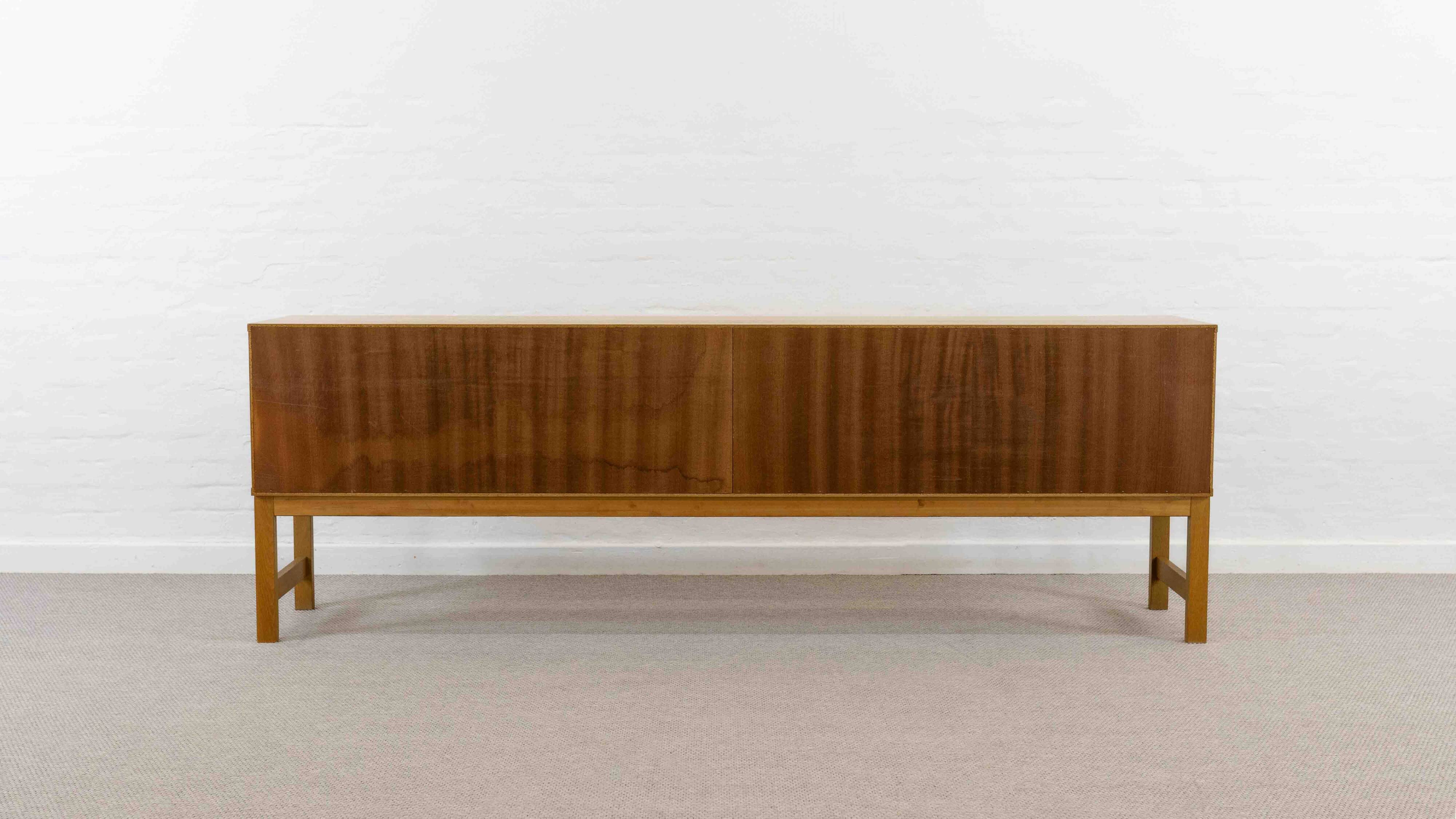 Mid-century brutalist oak sideboard