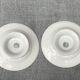 Plates on pedestal nineteenth century Villeroy and Boch