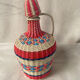 Vintage scoubidou carafe