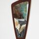 Teak rearview mirror - Scandinavian 14.09.23.08
