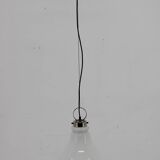 Suspension italienne en verre, années 1970