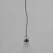 Suspension italienne en verre, années 1970