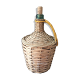 Demijohn old wicker bottle vintage wicker demijohn