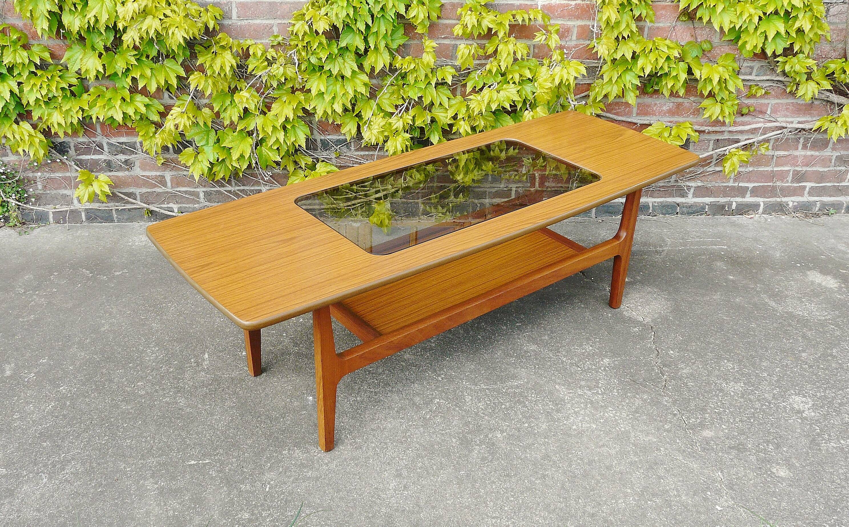 Scandinavian teak coffee table