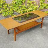 Scandinavian teak coffee table