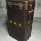 Large travel trunk of the brand Victor Wardrobe Luggage 1920