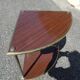 Table d'appoint encoignure formica vintage