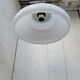 Suspension en opaline et teck