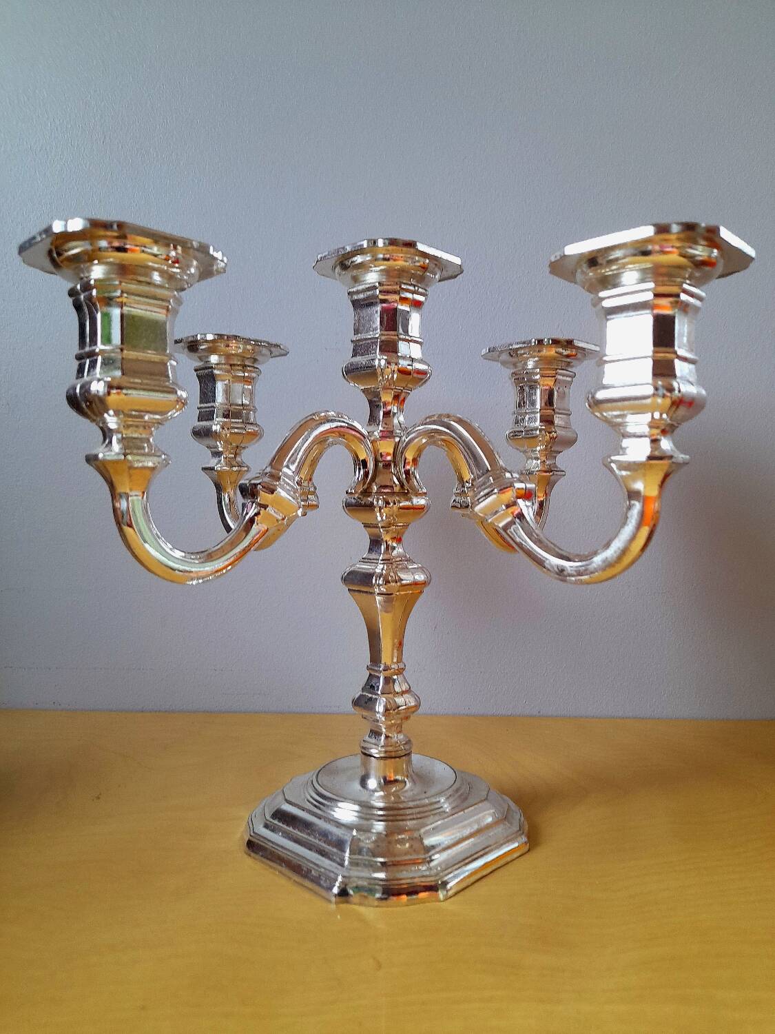 BMF 5-armed candlestick 1970