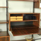XL Danish Modular Teak Wall Unit in Rosewood by Poul Cadovius, 1960s