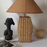 Vintage natural rope table lamp