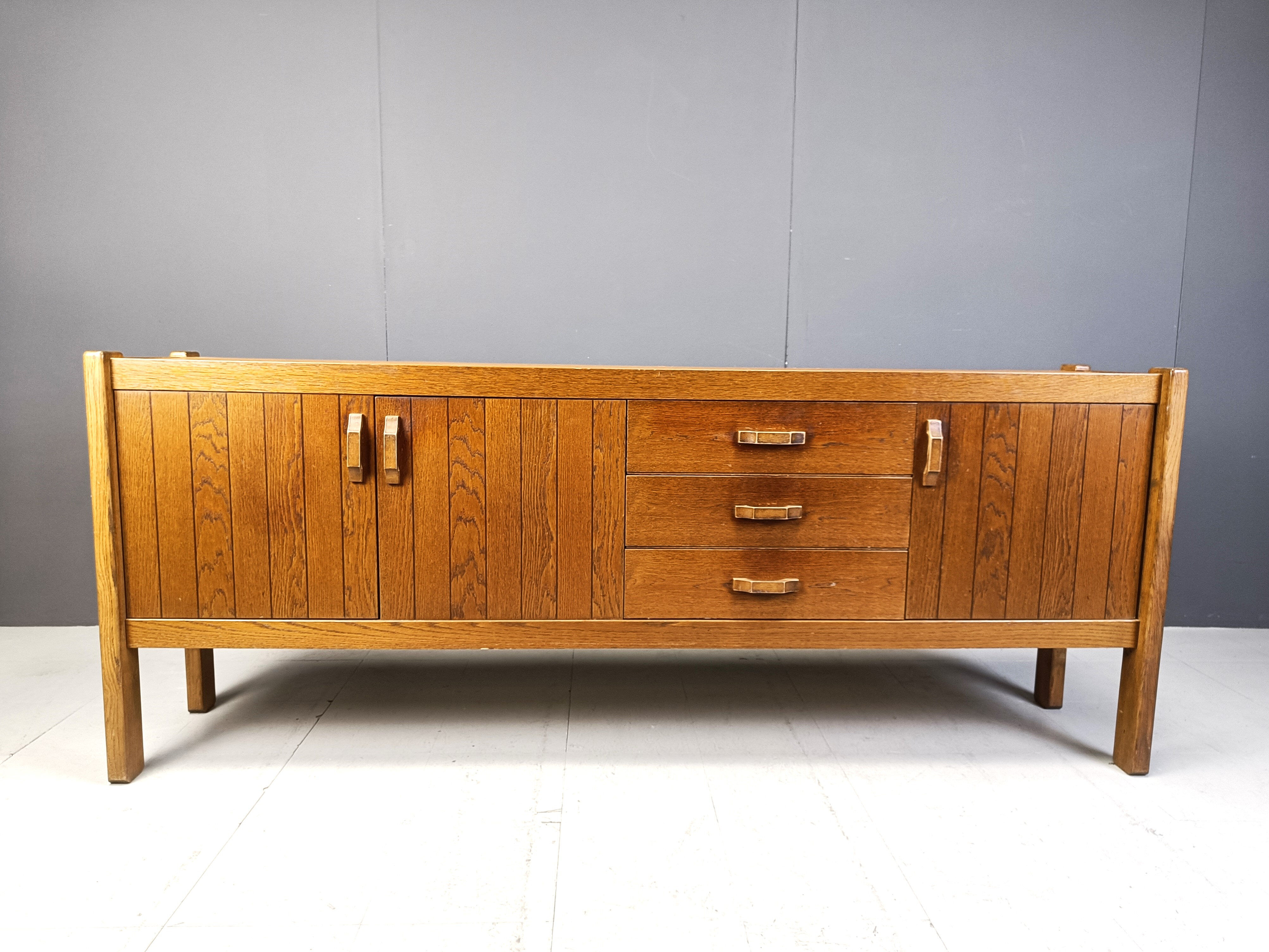 Vintage oak sideboard, 1960s