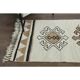 1970s Vintage Turkish Hand-Knotted Wool Cotton Beige Runner Rug 87x366