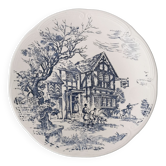 Assiette decorative de Gien maison chasse