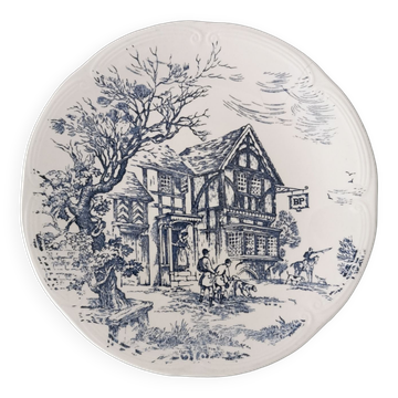 Assiette decorative de Gien maison chasse