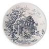 Decorative plate of Gien hunting house