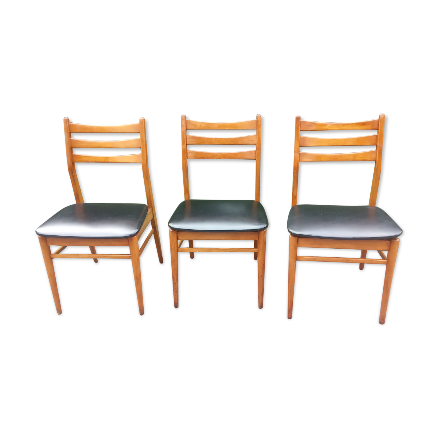 Lot de 3 chaises style scandinave