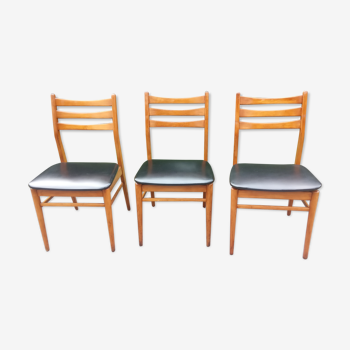 Lot de 3 chaises style scandinave
