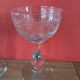 Wine guilloche glasses from the years 1900/1903.