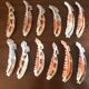 Series of 12 shell knife holders