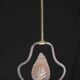 Midcentury Pink Leaf Murano Glass Chandelier by Barovier e Toso, 1950s