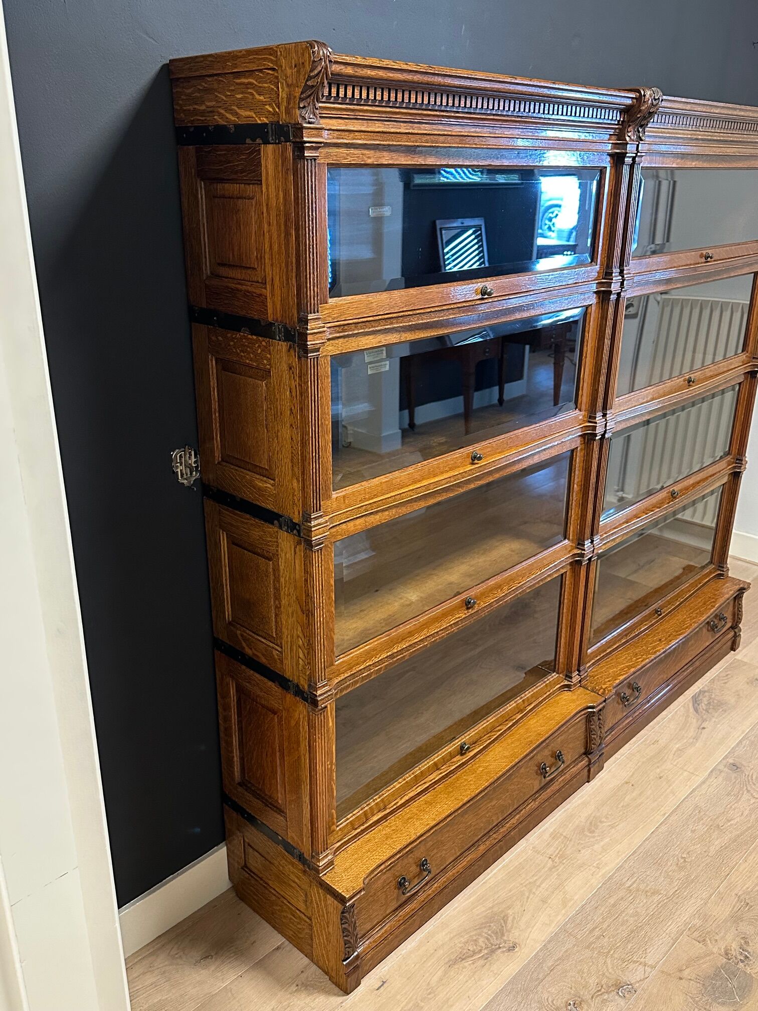 Original stackable Globe Wernicke Bookcase