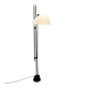 Italian Space Age floor lamp by Carlo Santi for Kartell, circa 1970.