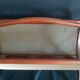 Art Deco wooden magazine door, brass interior