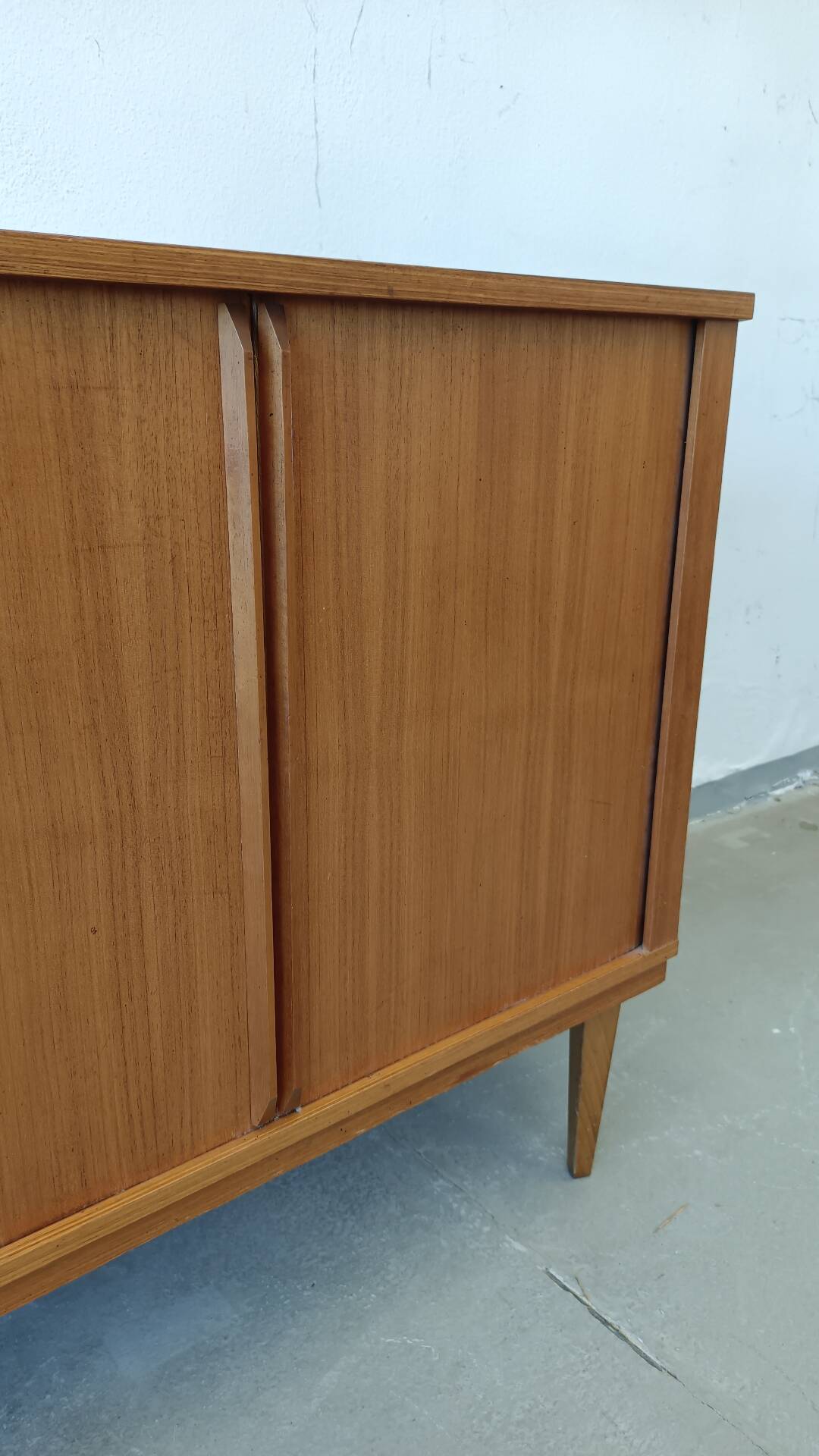 Bar d'angle placage teck