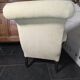 Napoleon III crapaud armchair with a reclined backrest