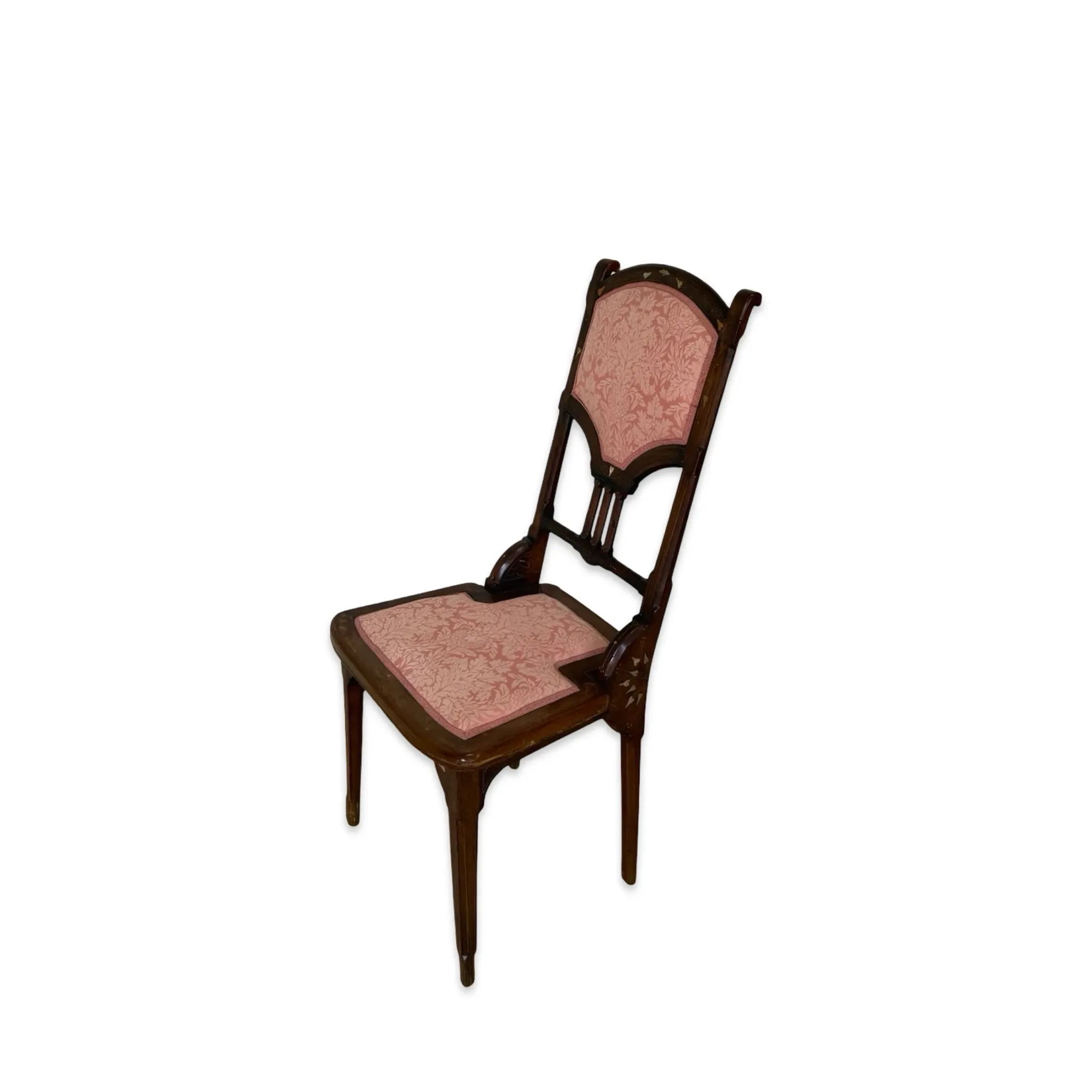 Antique Art Nouveau / Liberty Side Chair – Italy, circa 1900–1910