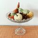 Old presentation dish on foot