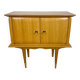 Large mid-century design wooden bedside table