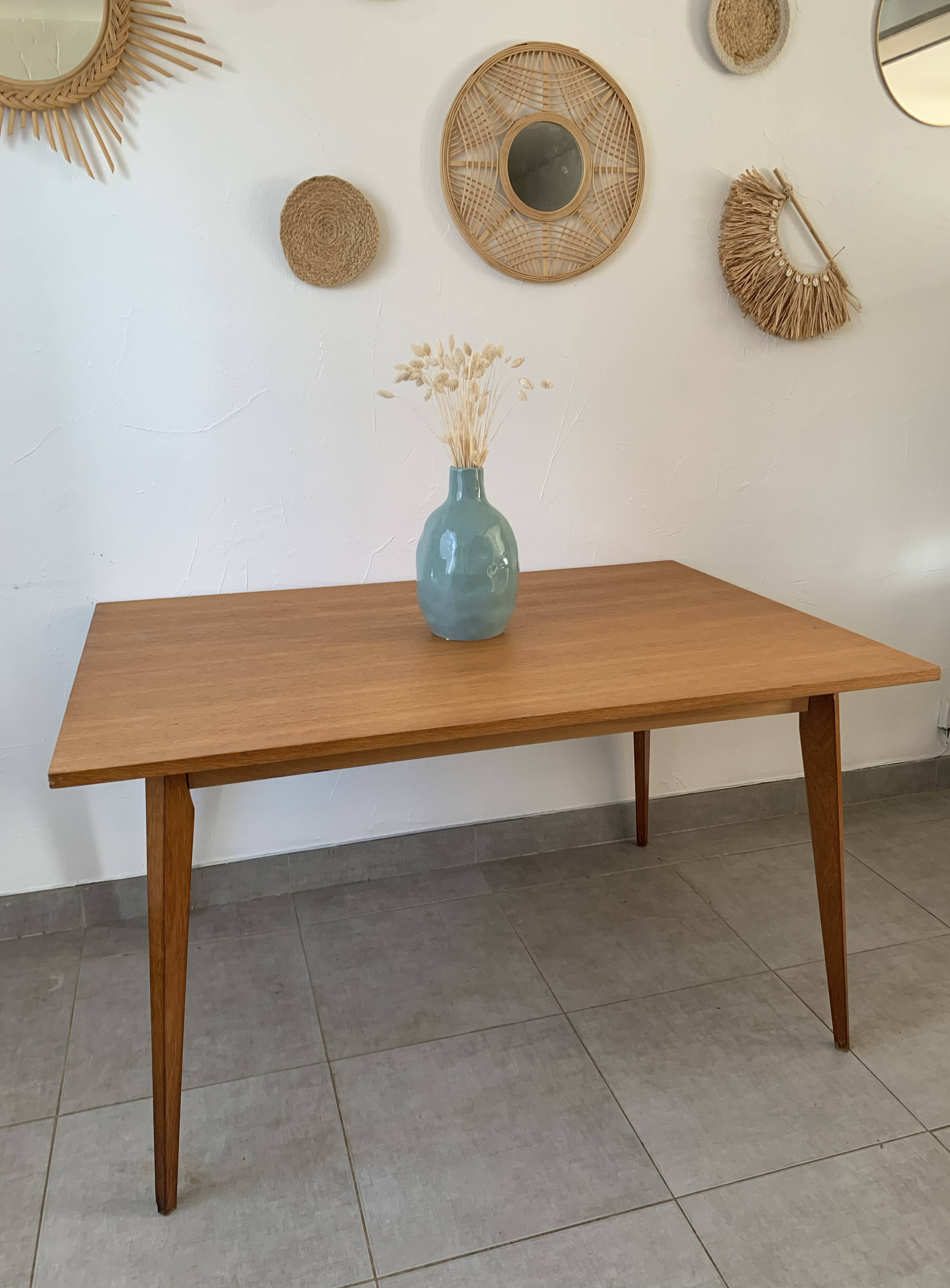 Vintage oak table, 1950s