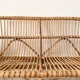 Vintage rattan sofa