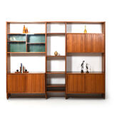 Ry100 Wall System in Teak by Hans J. Wegner for Ry Møbler